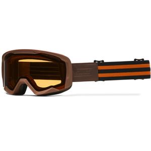 Motocrossbril iMX Endurance Roestbruin-oranje met oranje plexiglas