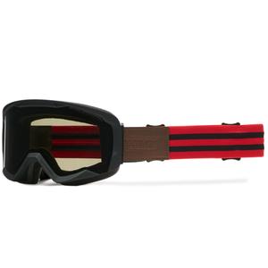 Motorcrossbril iMX Endurance Roestzwart-rood met gerookt plexiglas