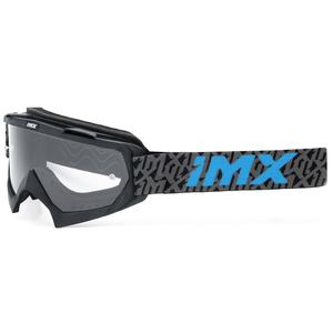 Motocrossbril iMX Mud zwart-grijs-blauw met helder plexiglas