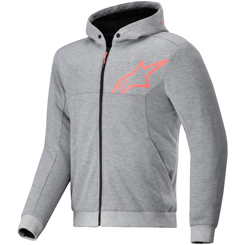 Alpinestars Chrome V2 Sport motorsweatshirt grijs-oranje