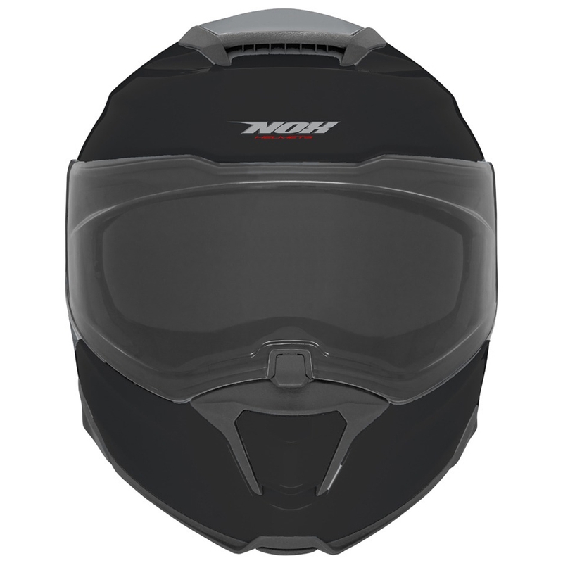 Opklapbare motorhelm NOX N967 glanzend zwart