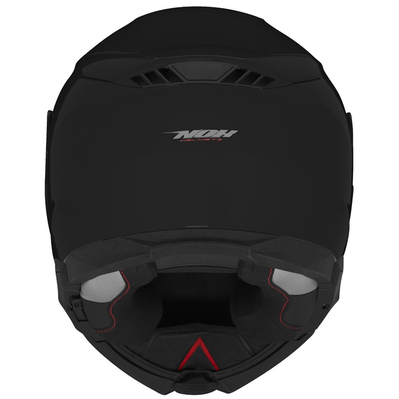 Opklapbare motorhelm NOX N967 glanzend zwart