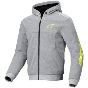 Alpinestars Chrome V2 Sport motorsweatshirt grijs-geel