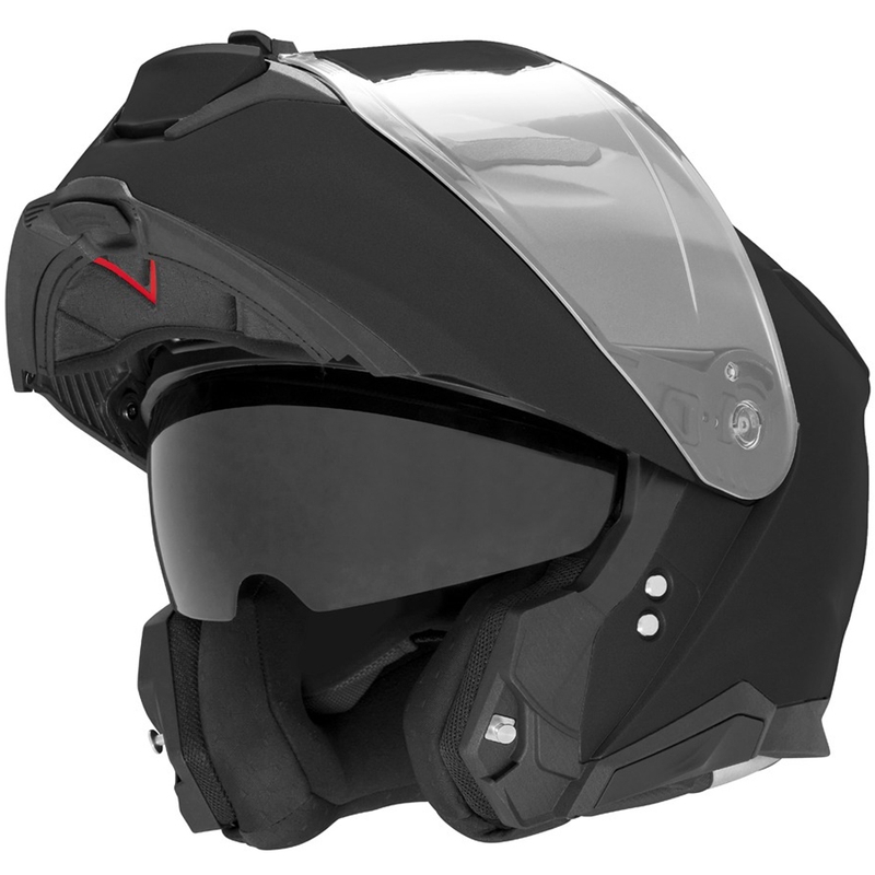 Opklapbare motorhelm NOX N967 matzwart