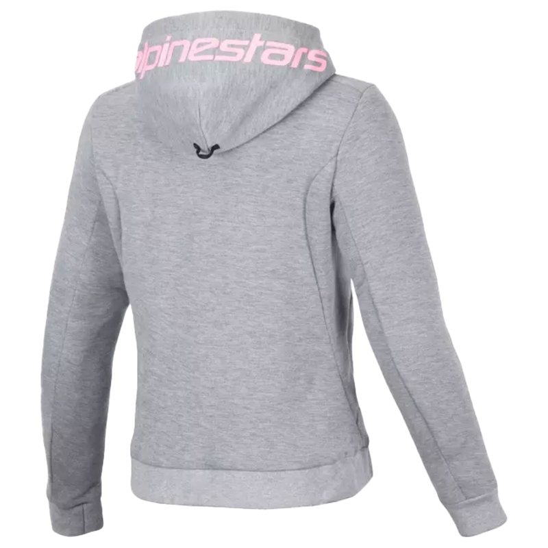 Alpinestars Stella Chrome V2 Sport dames motorjack grijs-roze
