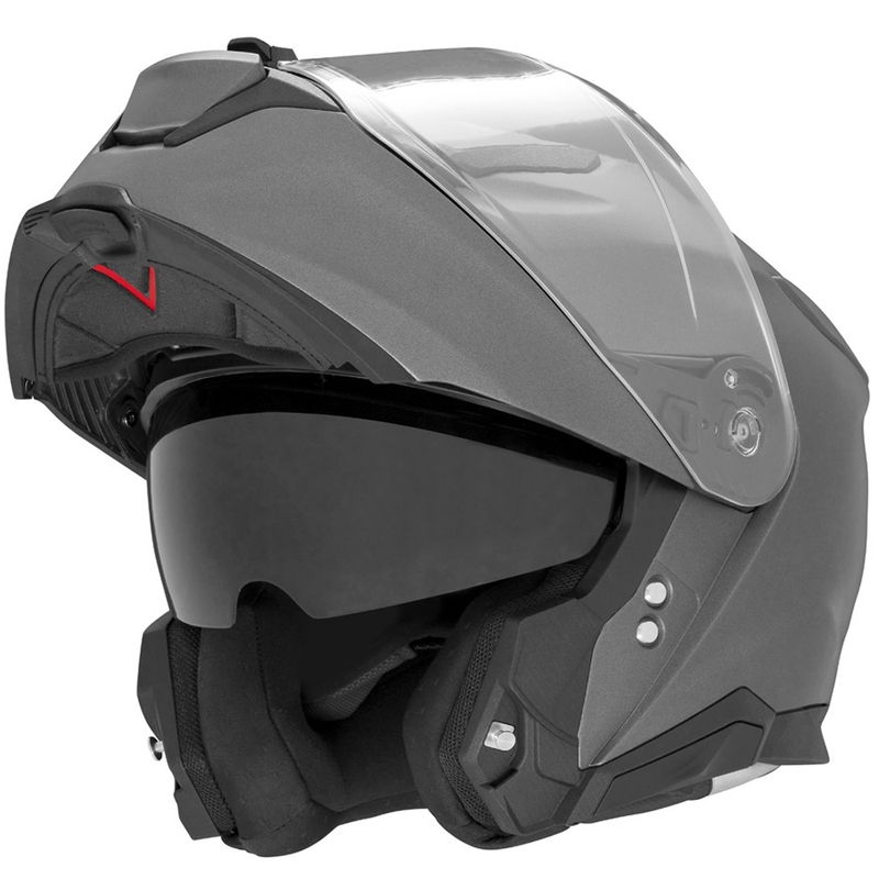 Opklapbare motorhelm NOX N967 titanium