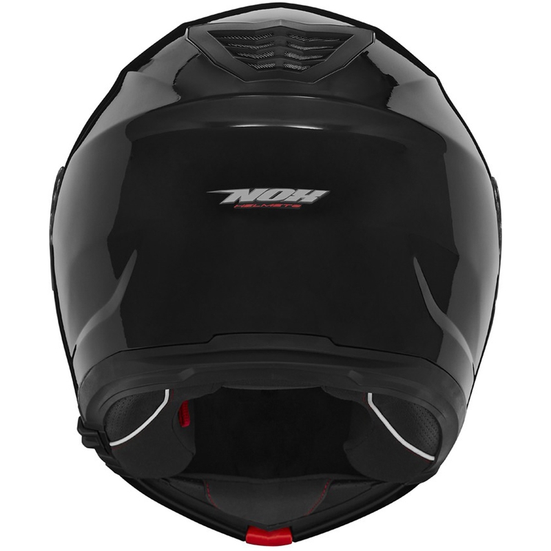 Flip-up motorhelm NOX N968 glanzend zwart