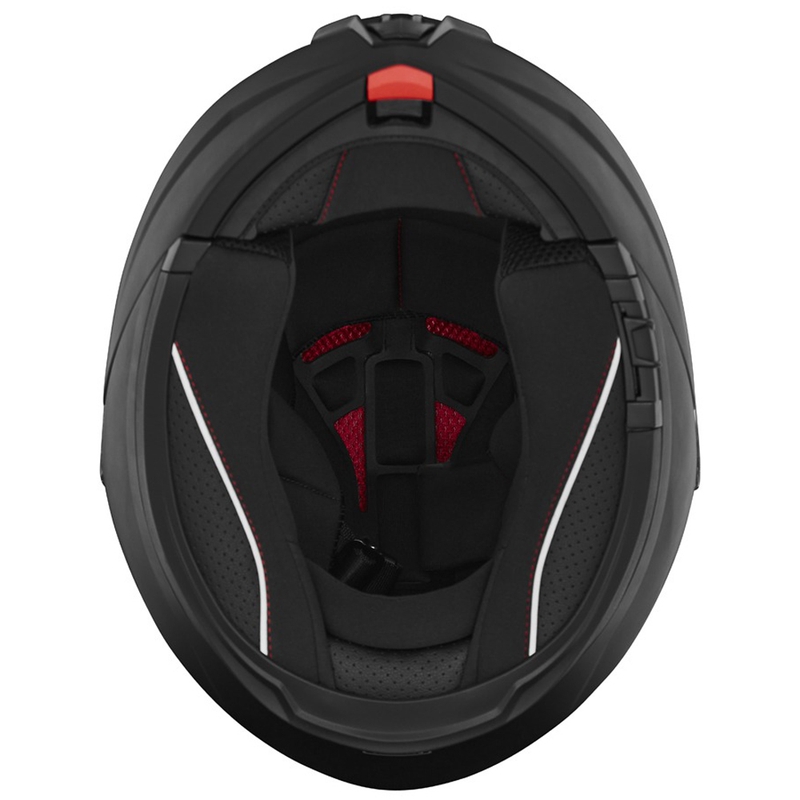 Flip-up motorhelm NOX N968 mat zwart