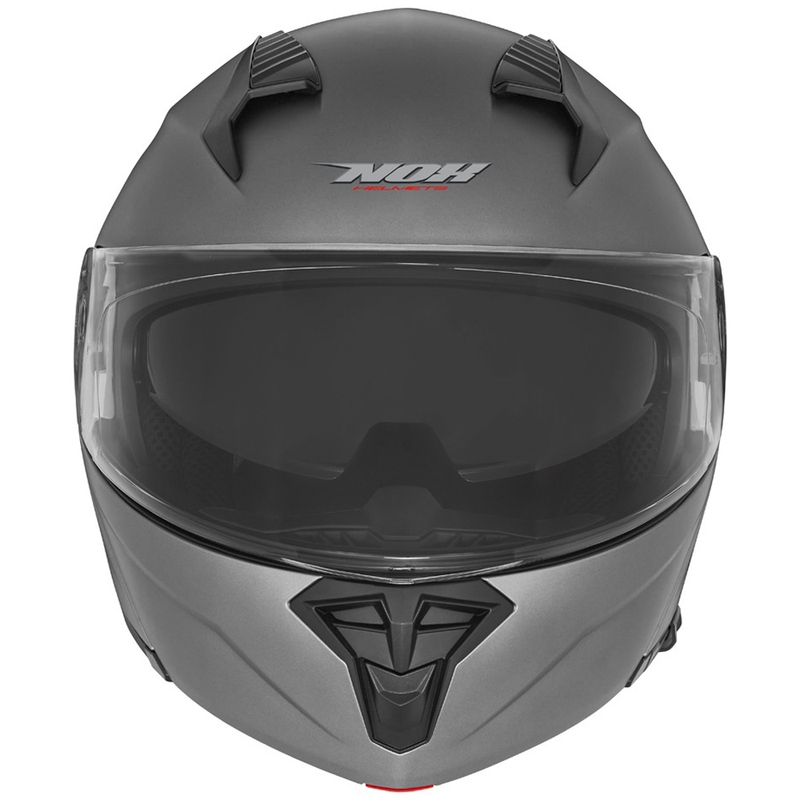 Opklapbare motorhelm NOX N968 titanium