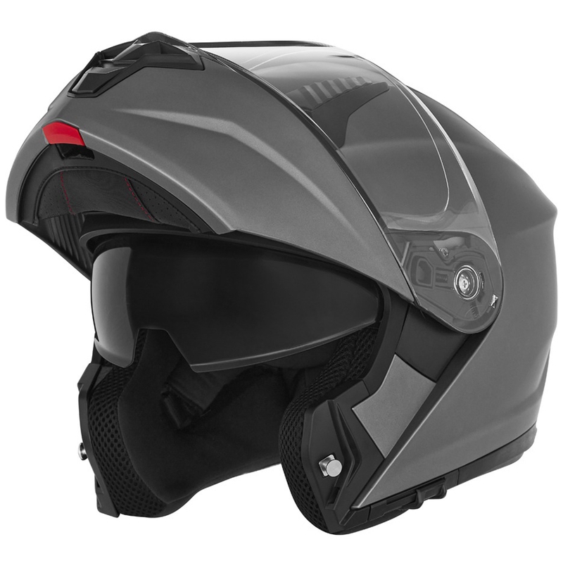 Opklapbare motorhelm NOX N968 titanium