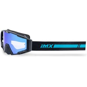 Motocrossbril iMX Sand zwart-blauw met blauw iridium plexiglas