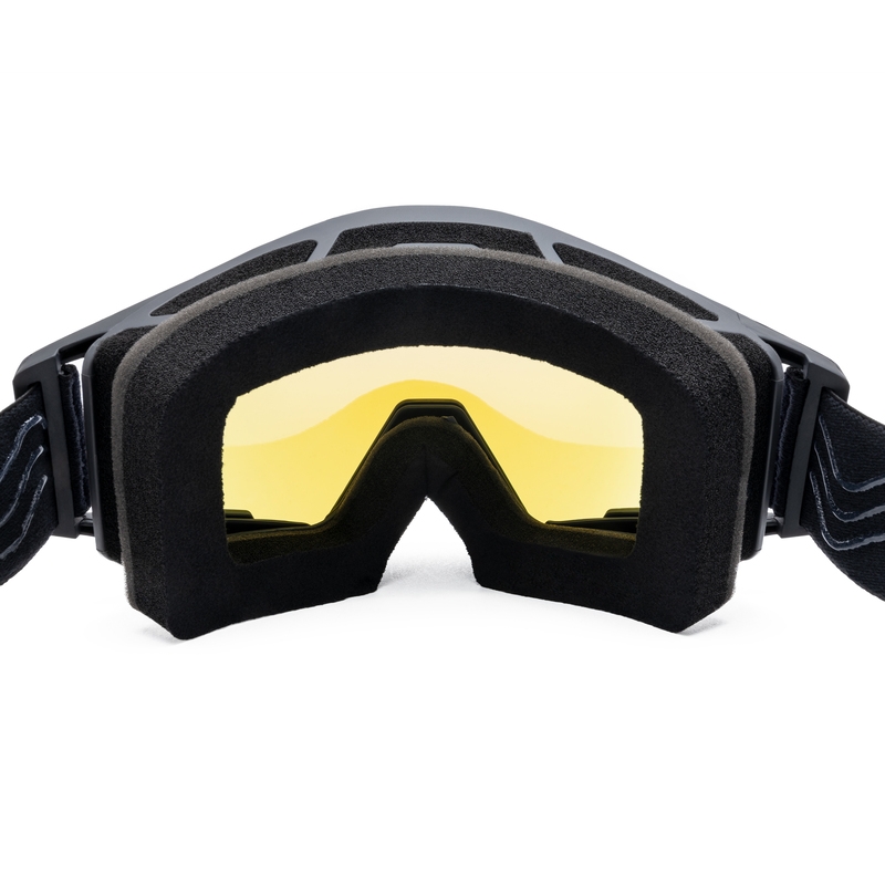 Motocrossbril iMX Sand zwart-blauw met blauw iridium plexiglas