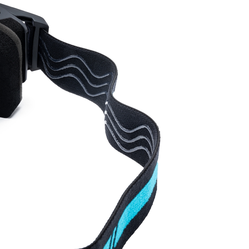 Motocrossbril iMX Sand zwart-blauw met blauw iridium plexiglas