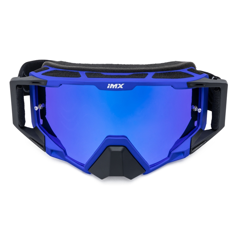 Motocrossbril iMX Sand zwart-blauw met iridium plexiglas