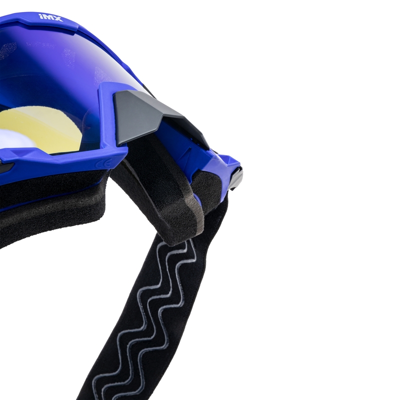 Motocrossbril iMX Sand zwart-blauw met iridium plexiglas
