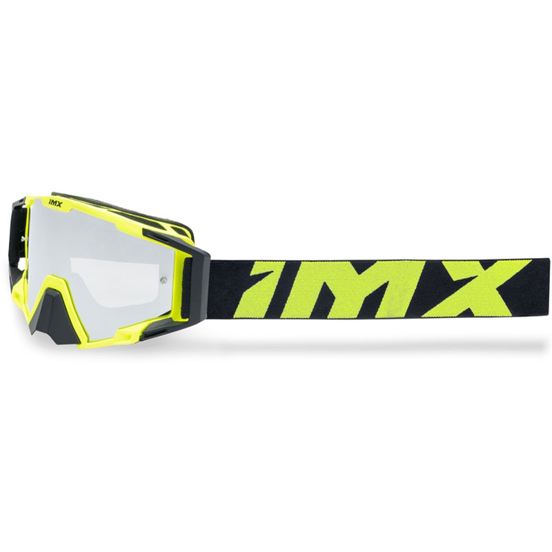 Motocrossbril iMX Sand geel-zwart met iridium plexiglas