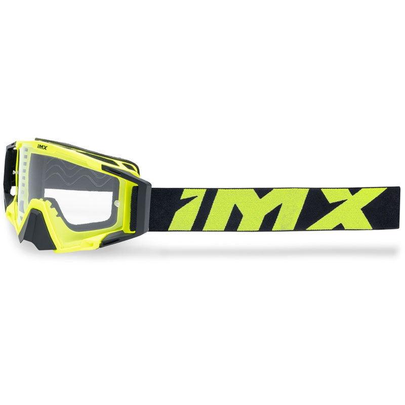 Motocrossbril iMX Sand geel-zwart met iridium plexiglas