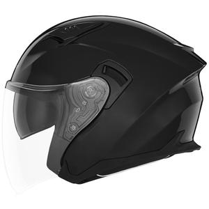 NOX N130 open face motorhelm zwart