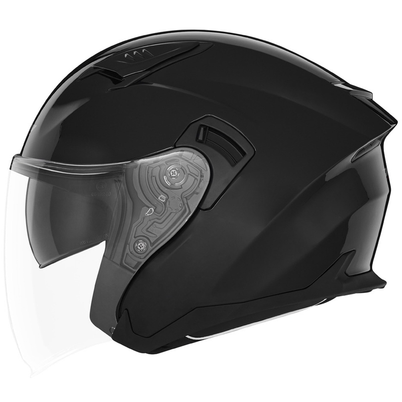 NOX N130 open face motorhelm zwart