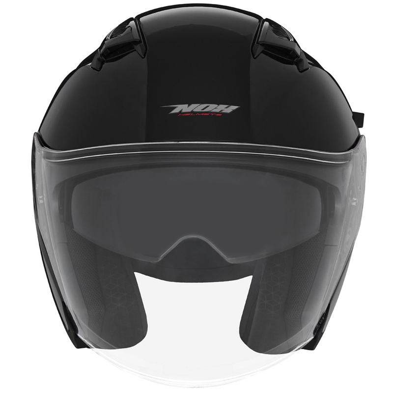 NOX N130 open face motorhelm zwart