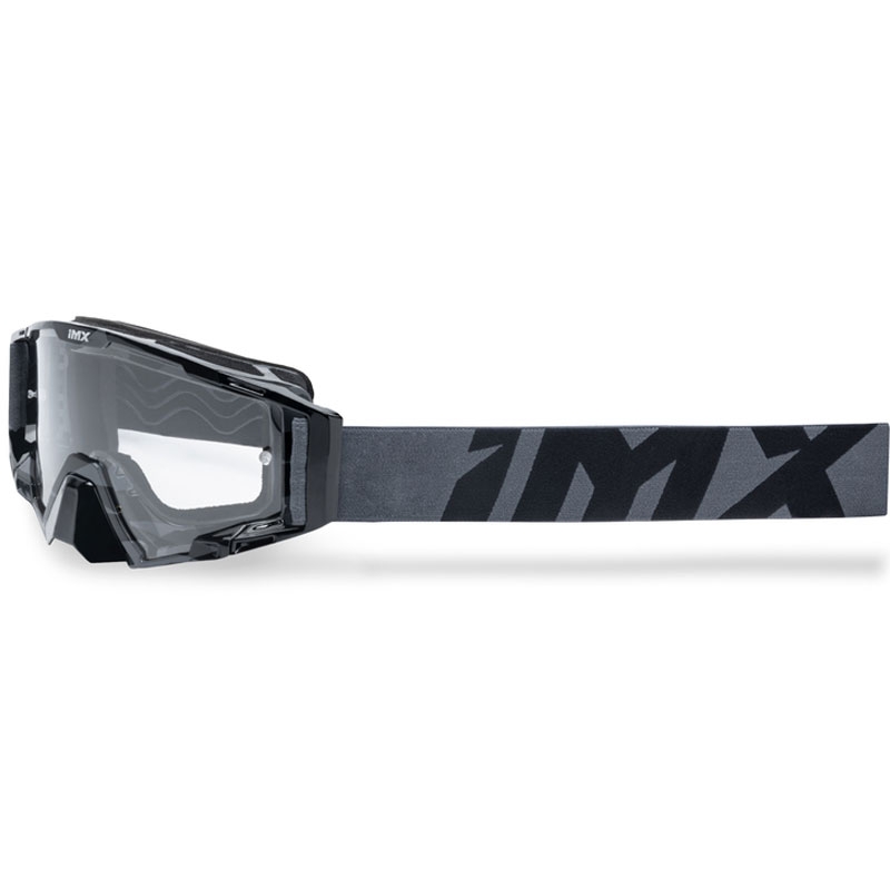 Motocrossbril iMX Zandgrijs-zwart met iridium plexiglas