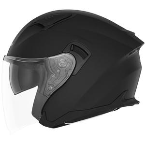 Open face motorhelm NOX N130 mat zwart