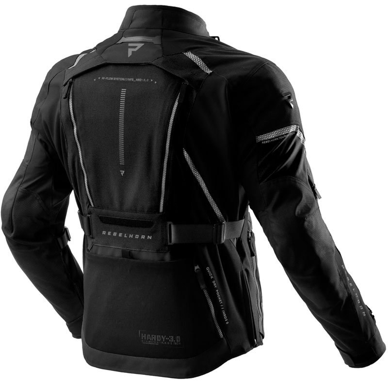 Rebelhorn Hardy 3.0 motorjas zwart