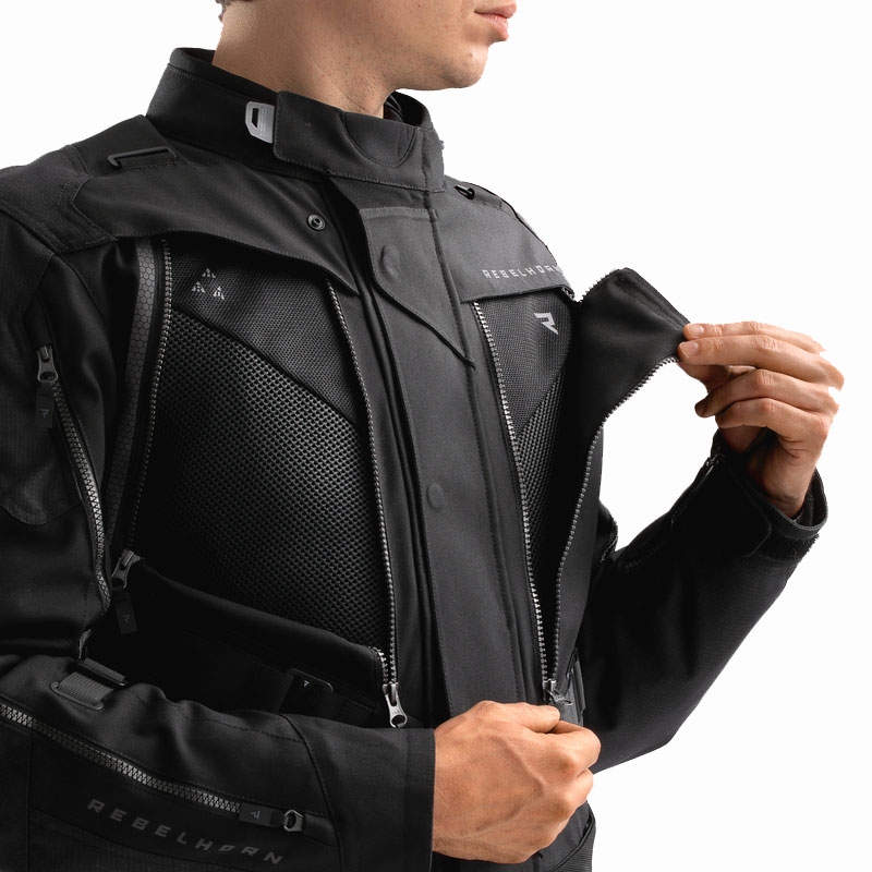 Rebelhorn Hardy 3.0 motorjas zwart