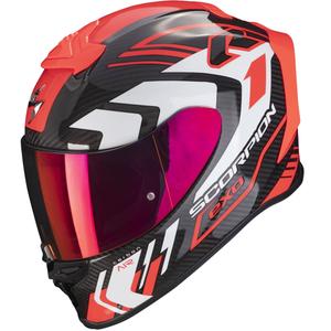Integraalhelm Scorpion EXO-R1 EVO Carbon Air Supra zwart-rood