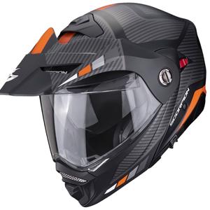 Motorhelm SCORPION ADX-2 CAMINO zwart-zilver-oranje uitverkoop