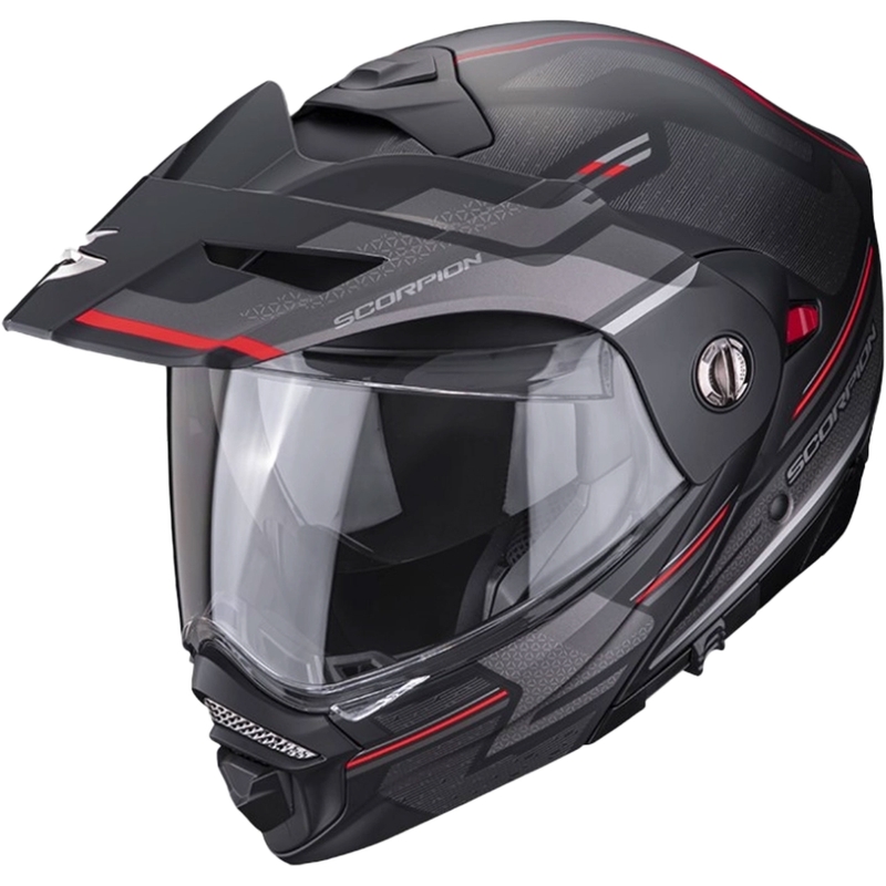 Motorhelm SCORPION ADX-2 CARRERA mat zwart-rood