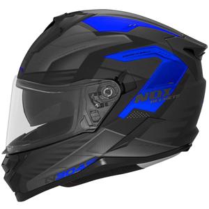 Integraal motorhelm NOX N304S CARVER mat zwart-blauw