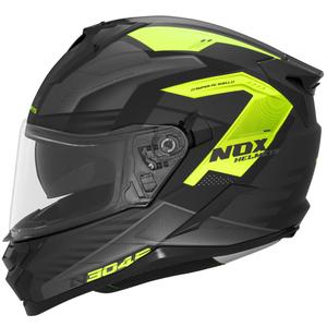 Integraal motorhelm NOX N304S CARVER mat zwart-geel