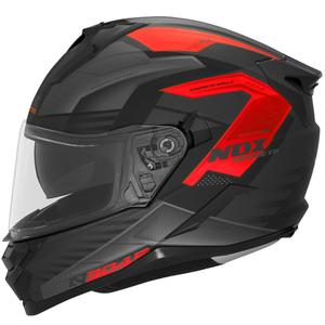 Integraal motorhelm NOX N304S CARVER mat zwart-rood