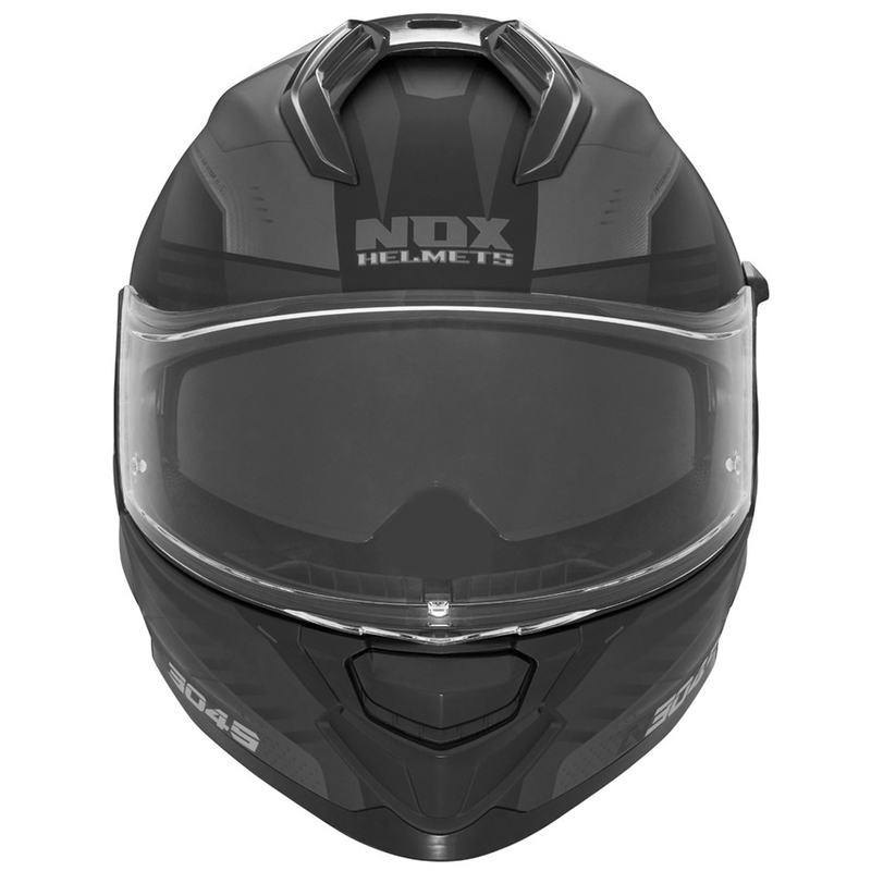Integraal motorhelm NOX N304S CARVER mat zwart-titanium