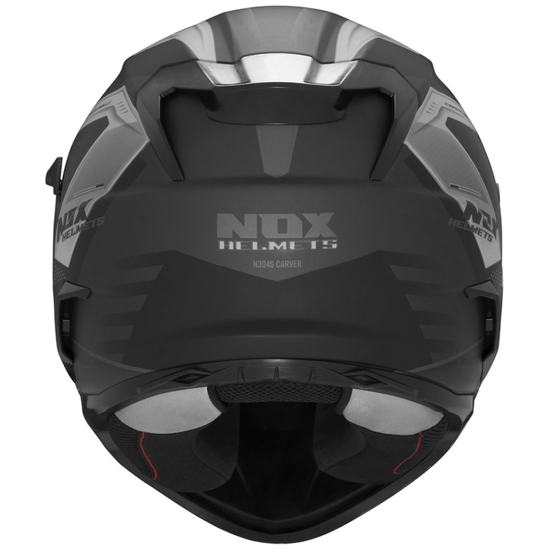 Integraal motorhelm NOX N304S CARVER mat zwart-titanium