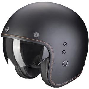 Open helm SCORPION BELFAST EVO Massief zwart mat