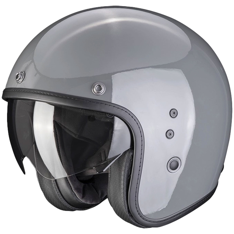 Open helm SCORPION BELFAST EVO Massief cementgrijs