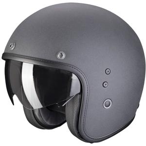 Open helm SCORPION BELFAST EVO GRAPHITE donkergrijs