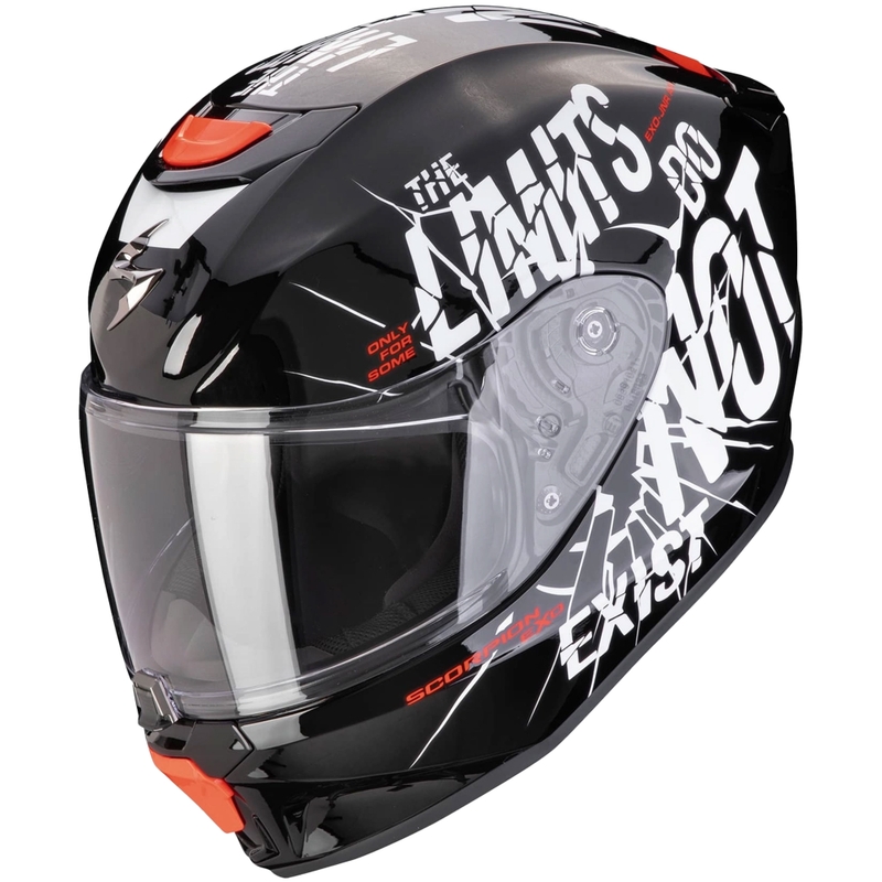 Kinder motorhelm Scorpion EXO-JNR AIR BOUM zwart/wit