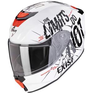 Kinder motorhelm Scorpion EXO-JNR AIR BOUM wit-zwart