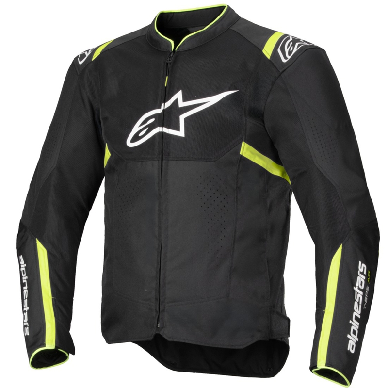 Alpinestars T-SPS Air V2 motorjack zwart-fluo geel