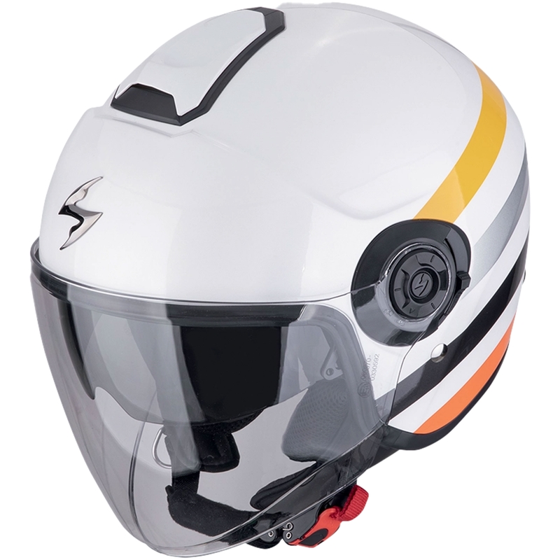 Open helm Scorpion EXO-CITY II BEE wit-geel uitverkoop