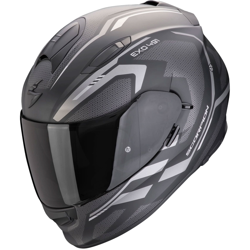 Scorpion EXO-491 KRYPTA integraal motorhelm mat zwart-zilver