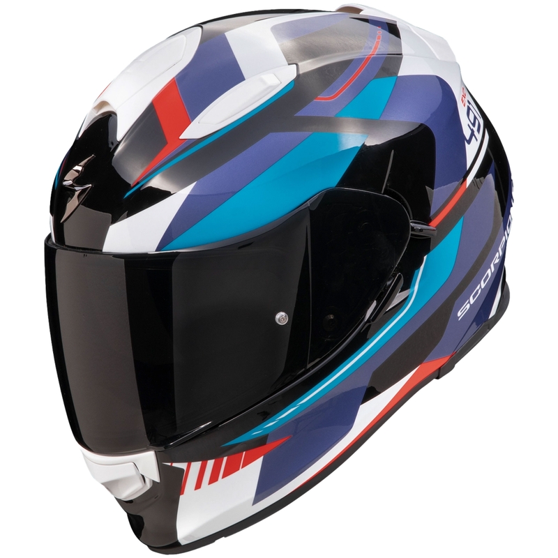 Scorpion EXO-491 Abilis integraal motorhelm zwart-blauw-rood