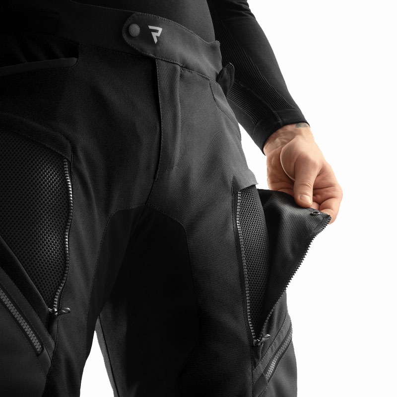 Rebelhorn Hardy 3.0 Korte Motorbroek Zwart