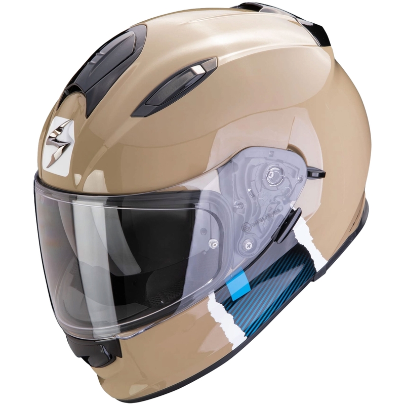 Scorpion EXO-491 CODE integraal motorhelm zandblauw