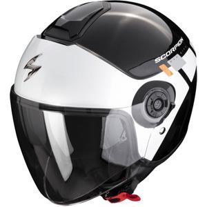 Open helm Scorpion EXO-CITY II Mall zwart-wit