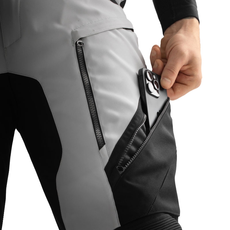 Rebelhorn Hardy 3.0 motorbroek zwart-grijs