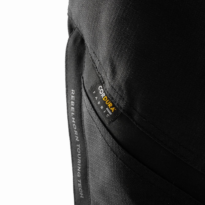 Rebelhorn Hardy 3.0 motorbroek zwart-grijs